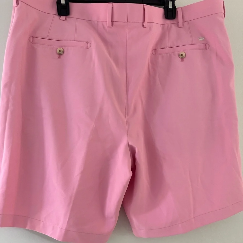 Peter Millar Light Pink Men's Flat Front Shorts